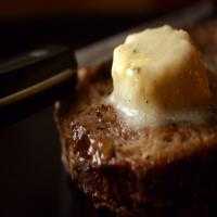 Strip Steak With Stilton-Port Butter image