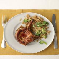 Spiced Pork Chop with Israeli Couscous image