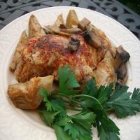 Chicken With Artichoke Hearts & Mushrooms image