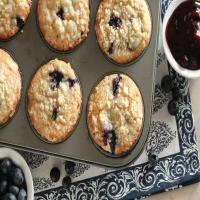 Blue Blueberry Muffins_image