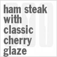 Ham Steak With Classic Cherry Glaze_image