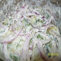 Cucumber & red onion salad with dill_image