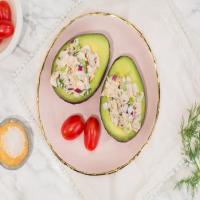 Lemon Dill Chicken Salad in an Avocado_image