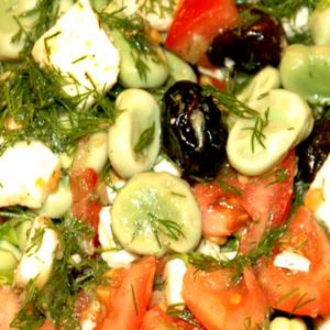 Broad Bean, Dill and Feta Salad_image