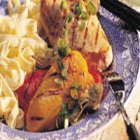Grilled Chicken with Peppers and Artichokes_image