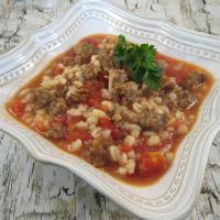 Mom's Italian Beef Barley Soup image
