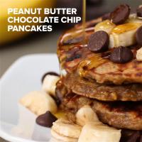 Healthy Peanut Butter Chocolate Chip Pancakes Recipe by Tasty_image