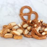 Easy Seasoned Pretzels with Garlic, Dill and Ranch seasoning._image