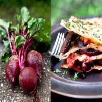 Lasagna With Roasted Beets and Herb Béchamel_image