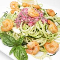Grilled Shrimp over Zucchini Noodles_image