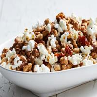 Spicy Asian Sesame Peanuts with Popcorn image