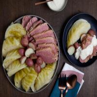 The Best Corned Beef and Cabbage with Horseradish Cream image