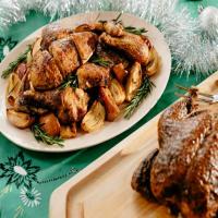Roasted Spiced Chicken and Apples image