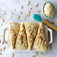 Almond Crumb Scones With Honey Butter image