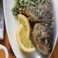 Pan Fried Trout with Herb Butter_image