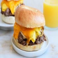 Steak, Egg, and Cheese Bagel_image