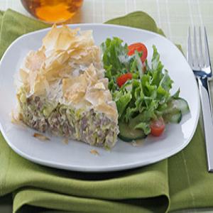 Greek Zucchini, Meat & Feta Pie_image