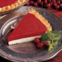 Fluffy Cranberry Cheese Pie image