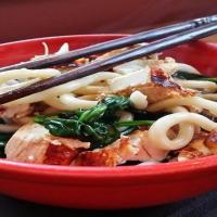 Chilled Udon with Sweet and Spicy Chicken_image