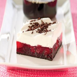 Chewy Chocolate Cherry Squares image