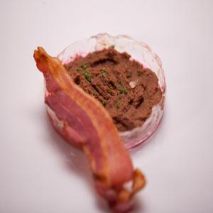 Chocolate Hummus with Candied Bacon image