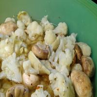 Marinated Mushrooms, Artichoke Hearts, and Cauliflower Salad image