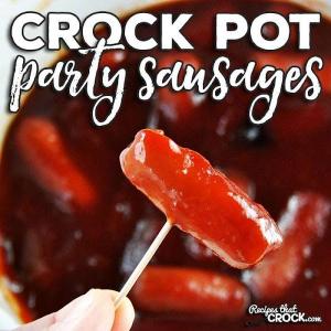 Crock Pot Party Sausages - Recipes That Crock!_image