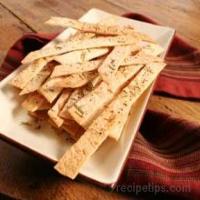 Flour Tortilla Crisps with Garlic Recipe_image