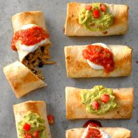 Shortcut Oven-Baked Chicken Chimichangas image