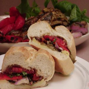 Grilled Veggie and Cheese Sandwich_image