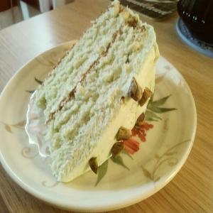 Holiday Pistachio and Coconut Pudding Cake image