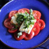Grilled Feta With Fresh Tomatoes image