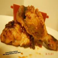 Lemon-Ginger Chicken w/ Mango/ Mustard Seed Glaze_image