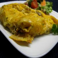 Chicken or Turkey-Mushroom Enchiladas image