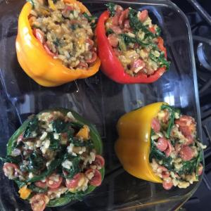 Margherita® Pepperoni Spinach and Rice Stuffed Peppers_image