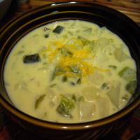 Merm's Potato Cheese Soup With Green Chilies image