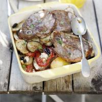 Greek lamb with potatoes & olives image