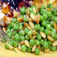 Rosemary Peas With Pinenuts image
