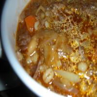 Caribbean Beef Barley Soup With Vegetables image