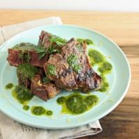 Grilled Lamb Chops crusted with Ras el Hanout Seasoning & Drenched in Garlicky Charmoula Recipe - (4.7/5) image