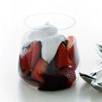 Strawberries with Chocolate Caramel Sauce image