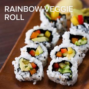 Rainbow Veggie Roll Recipe by Tasty image
