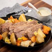 Corned Beef and Cabbage with Parsley Sauce image