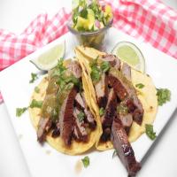Flank Steak Tacos with Mango-Avocado Salsa image