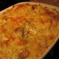 French Cabbage and Ham Gratin image