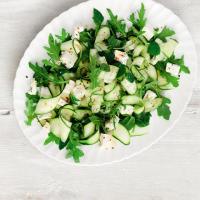 Courgette, feta & mint salad image