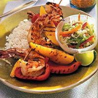 Shrimp and Mango Skewers with Guava-Lime Glaze_image
