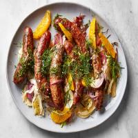 Roast Sausage and Fennel with Orange_image