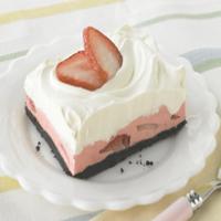 Strawberry Mousse Squares image