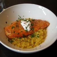 Red Curry Chicken With 'faux Saffron' Rice image